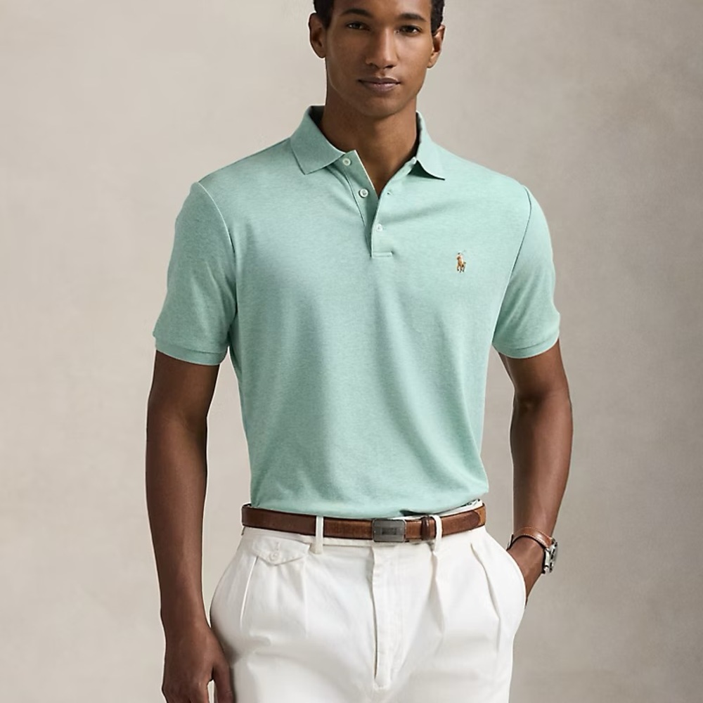 Ralph Lauren Soft Cotton Polo Shirt (Custom Slim Fit)
